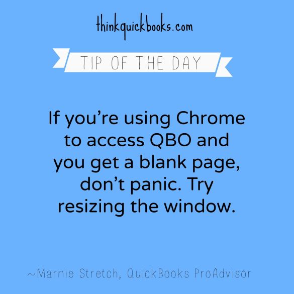 QB Tip of the Day Blank Page