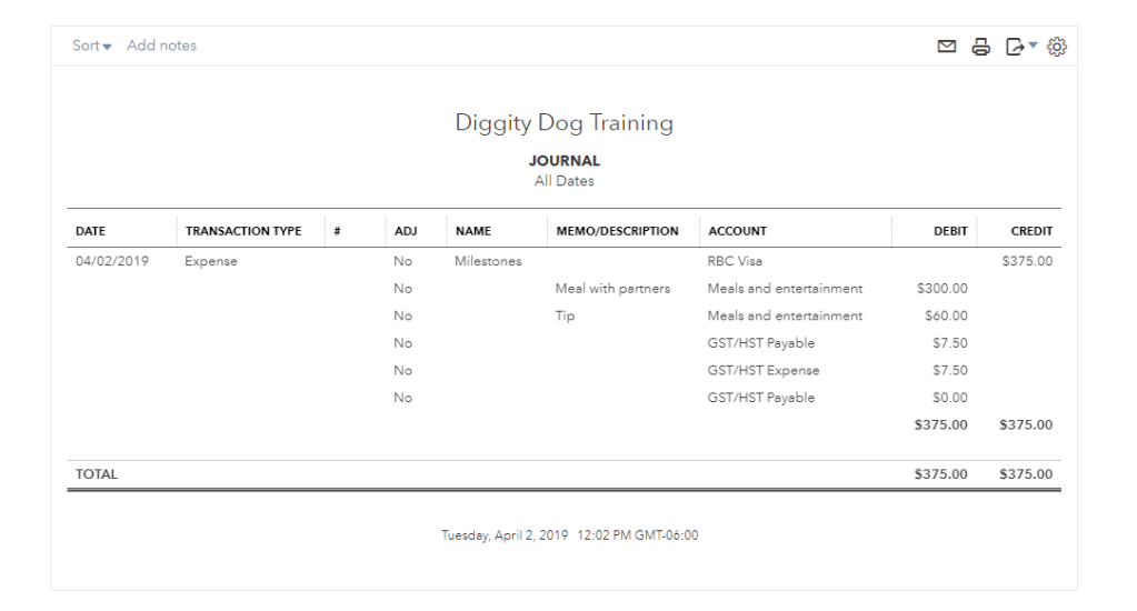 HOW TO SET UP TAX RATES FOR MEALS & ENTERTAINMENT IN QBO thinkQuickBooks